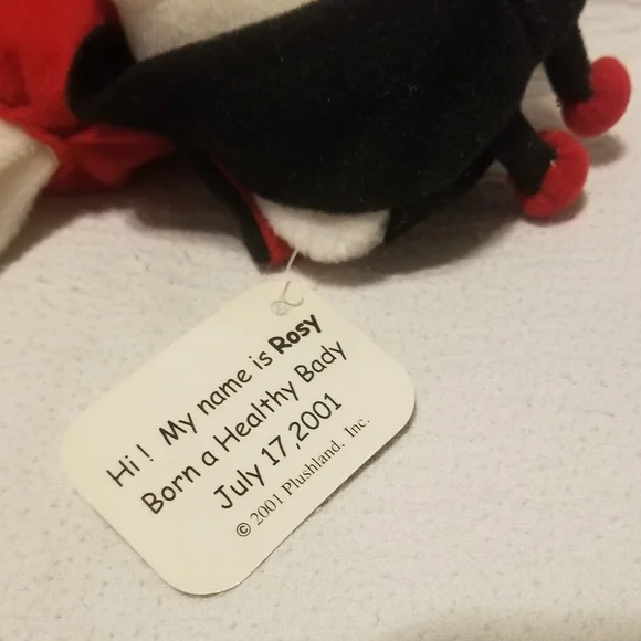 EUC 2001 March of Dimes ladybug bear Rosy - Picture 2 of 5